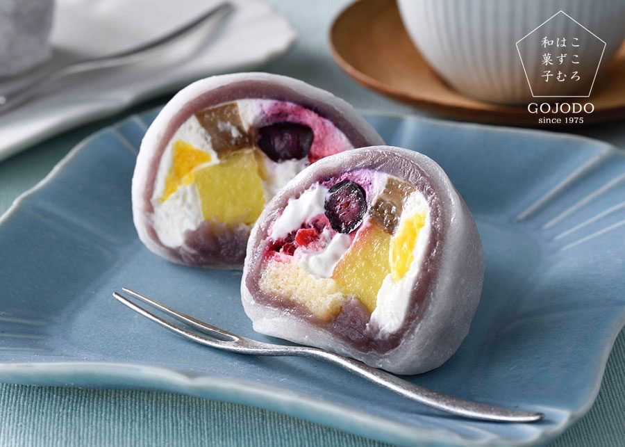 鴻池花火　フルーツパフェ大福